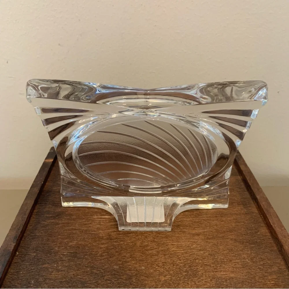 VTG Mikasa Essence Crystal Glass Picture Frame.
